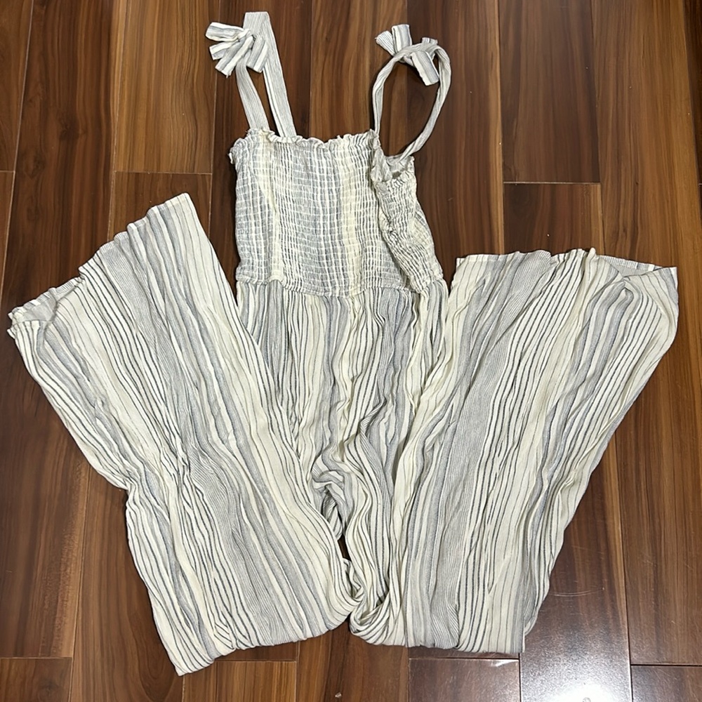 Striped jumpsuit